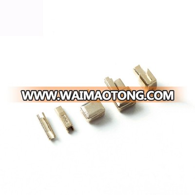 Professional production brass zinc alloy zipper parts box pin